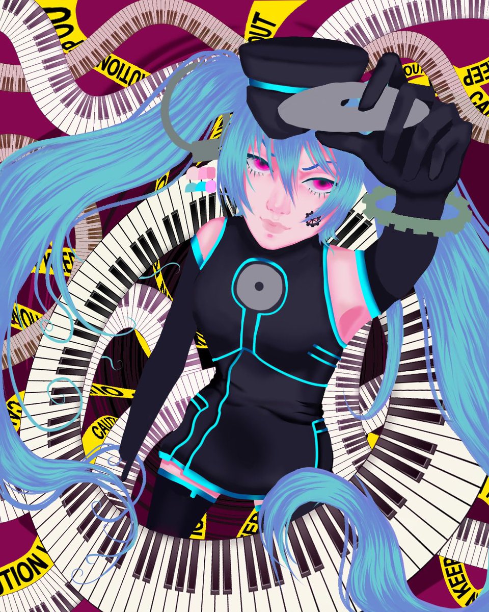 juliarts_'s tweet photo. factory tyrant miku work in progress #HatsuneMiku https://t.co/wWK31VzXdB