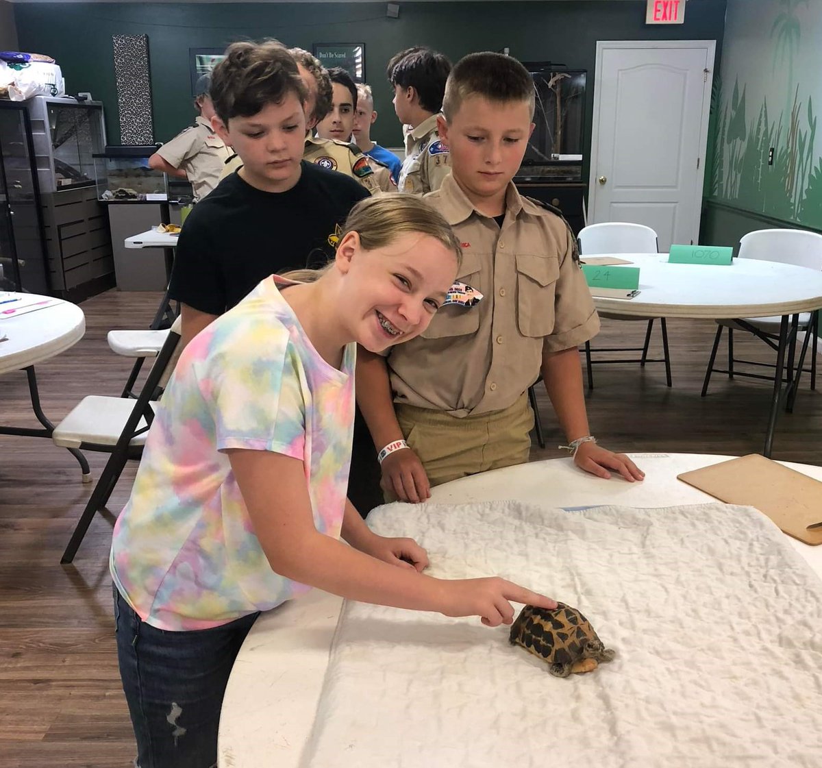 Our Environmental Science merit badge class is on September 10th, 9-4pm! Enjoy animal meet-n-greets, fun experiments, a guided zoo tour, and completion of your Environmental Science merit badge! #TNGASCOUTS For more information and to register, visit chattzoo.org/education/scou…