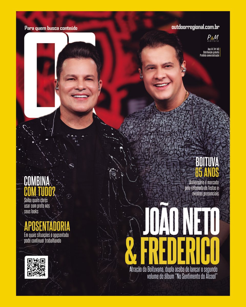 outdoorregional's tweet photo. A Boituvana já começou aqui na Outdoor Regional! 🤠

Olha a nossa capa! 🥳
---
🔗 Site: https://t.co/TjlcnFoau7

#OutdoorRegional #JNeF #JoãoNetoeFrederico #Boituvana2022 #Boituva85Anos #Sucesso https://t.co/1EtzVYWCUE