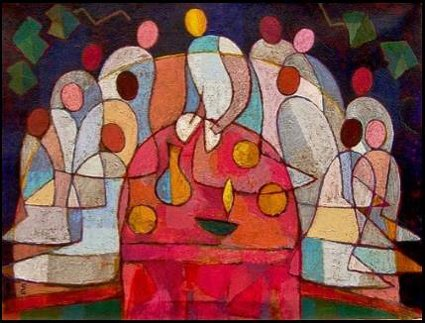 fietje_10's tweet photo. We are one in Jesus our Lord - Soichi Watanabee
#DivinityArrived #soulfulart #OrdinaryTime #artandfaith #oldtestament #apaintingeveryday #BreakingTheBread #eucharist https://t.co/oLsVP68rM5