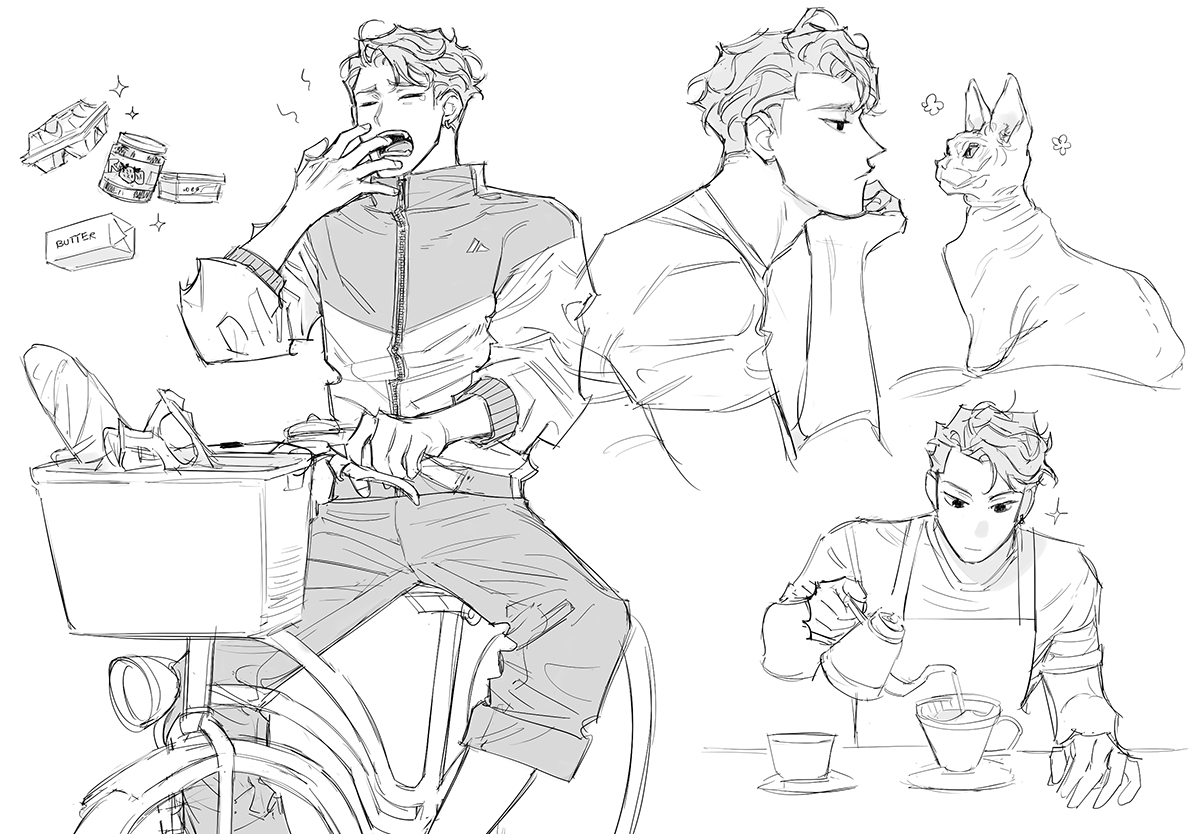 ซินนาม่อนจัง อาราคากิ มีร่างเด็กไปลงมู GNB ร่างโตอยู่ wickverse .... // ทำไมชั้นถึงชอบวาดตัวละครโตขึ้น 
