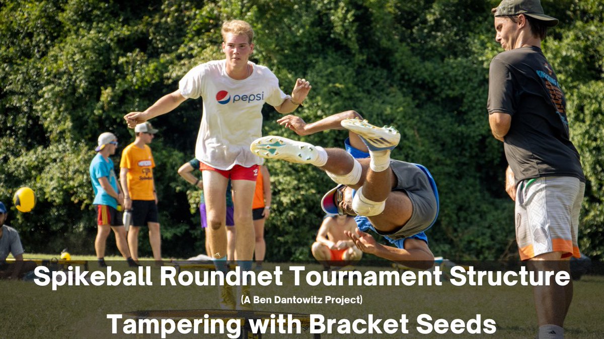 A novel approach for seeding tournament brackets… Roundnet is so early in its development that different structures may help as a stopgap until the sport catches up to traditional structures.
youtu.be/jH457kG_Fgk