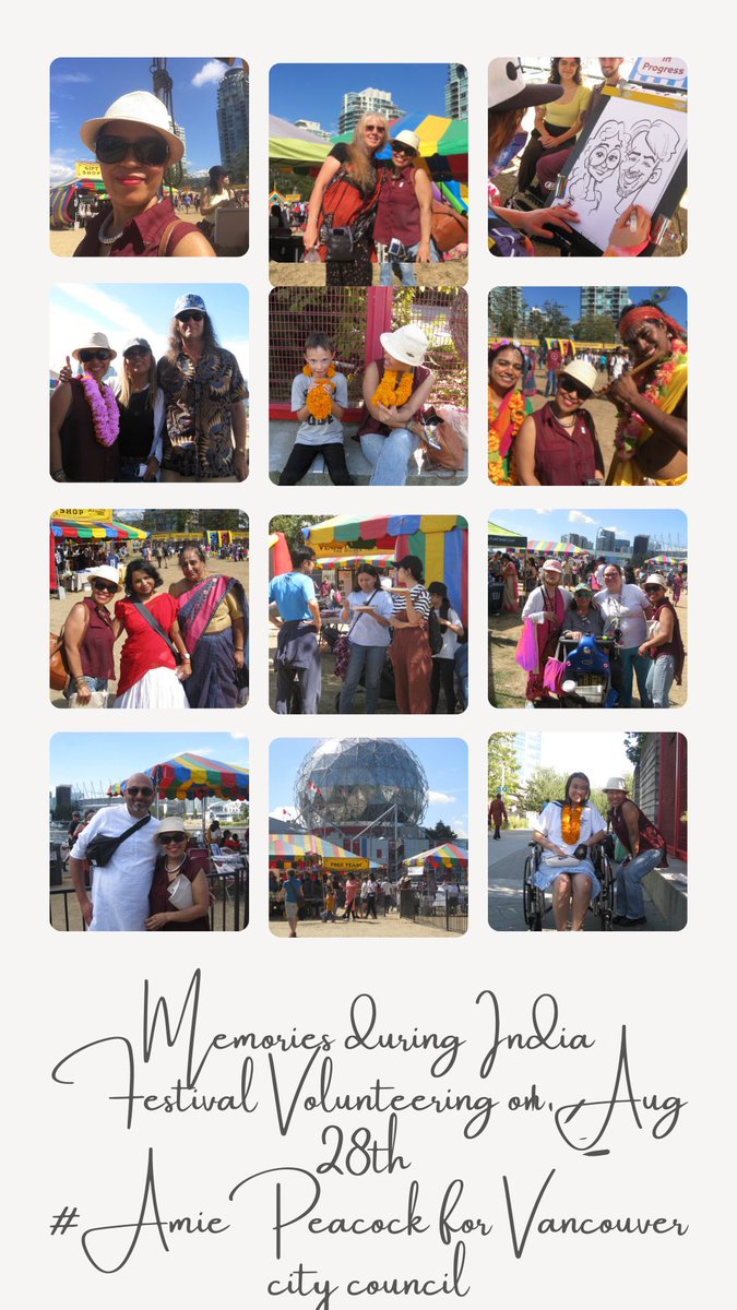 amie2020's tweet photo. I shared my Sunday Aug 28th highlights, volunteering during the India Festival. When the folks heard that I was volunteering? "Money can buy you a booth but can never buy authentic and real conversations".
#AmiePeacockIndiaFestival for Vancouver City Council as an independent. https://t.co/IWy5mKR66o