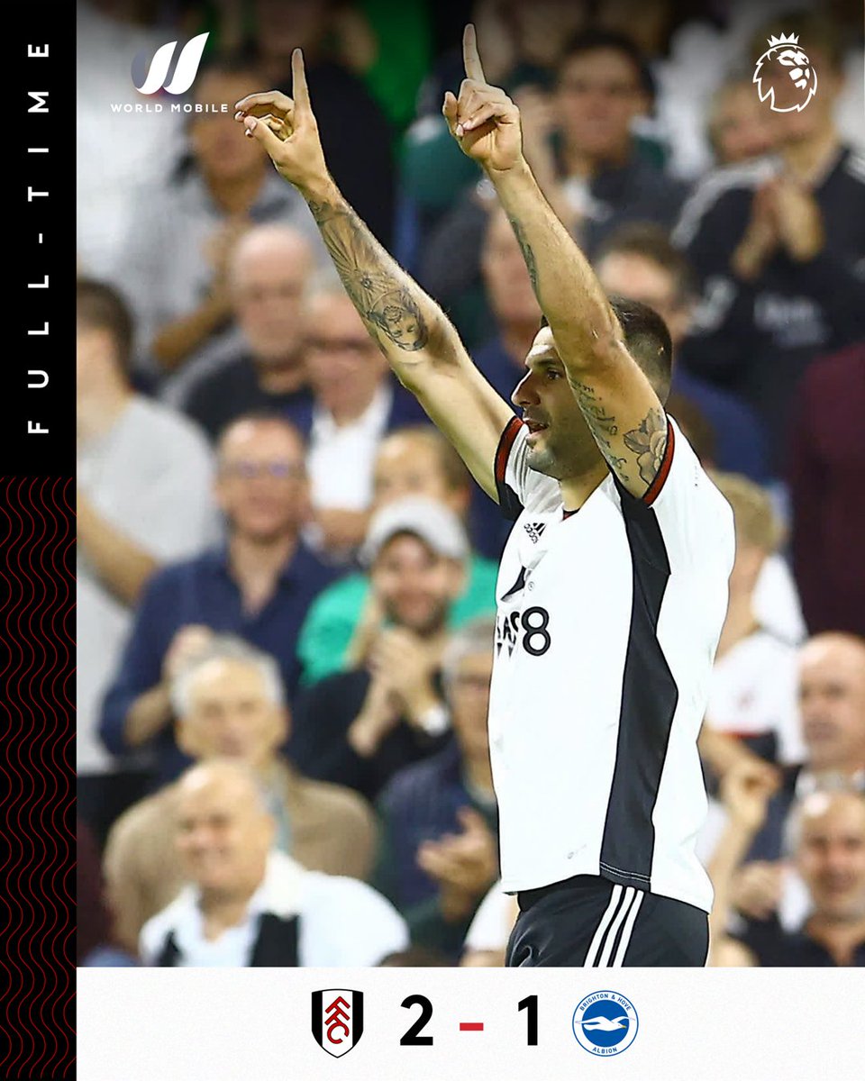 FulhamFC's tweet photo. Three points at the Cottage! 🤩

#FULBHA https://t.co/rdGOEi3oK2