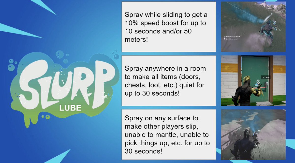 Concept for ‘Slurp Lube’ 💦 Spray it like Med-Mist to speed up sliding. Make things Quiet. Make surfaces slippery, etc. Idea By: SnooOwls6052