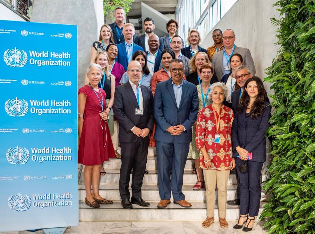 To deliver #HealthForAll, we need a better understanding of health-related behaviours, how & why people make health-related decisions. I met with @WHO's Technical Advisory Group on #BehaviouralInsights to discuss how to apply their advice into our work to #BeatNCDs in communities