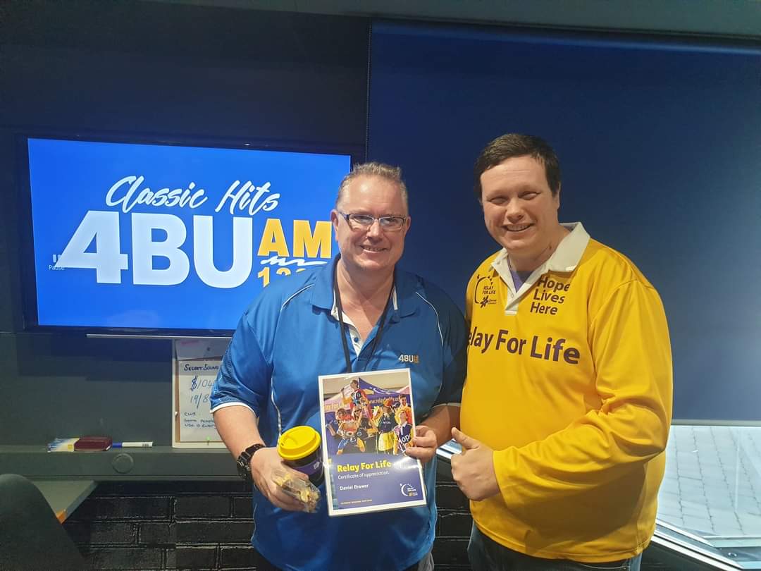 Good morning to you, hope you have a wonderful day.
Was honoured to recently MC Relay For Life, yesterday was given a certificate of appreciation from Co-Chair Matt..