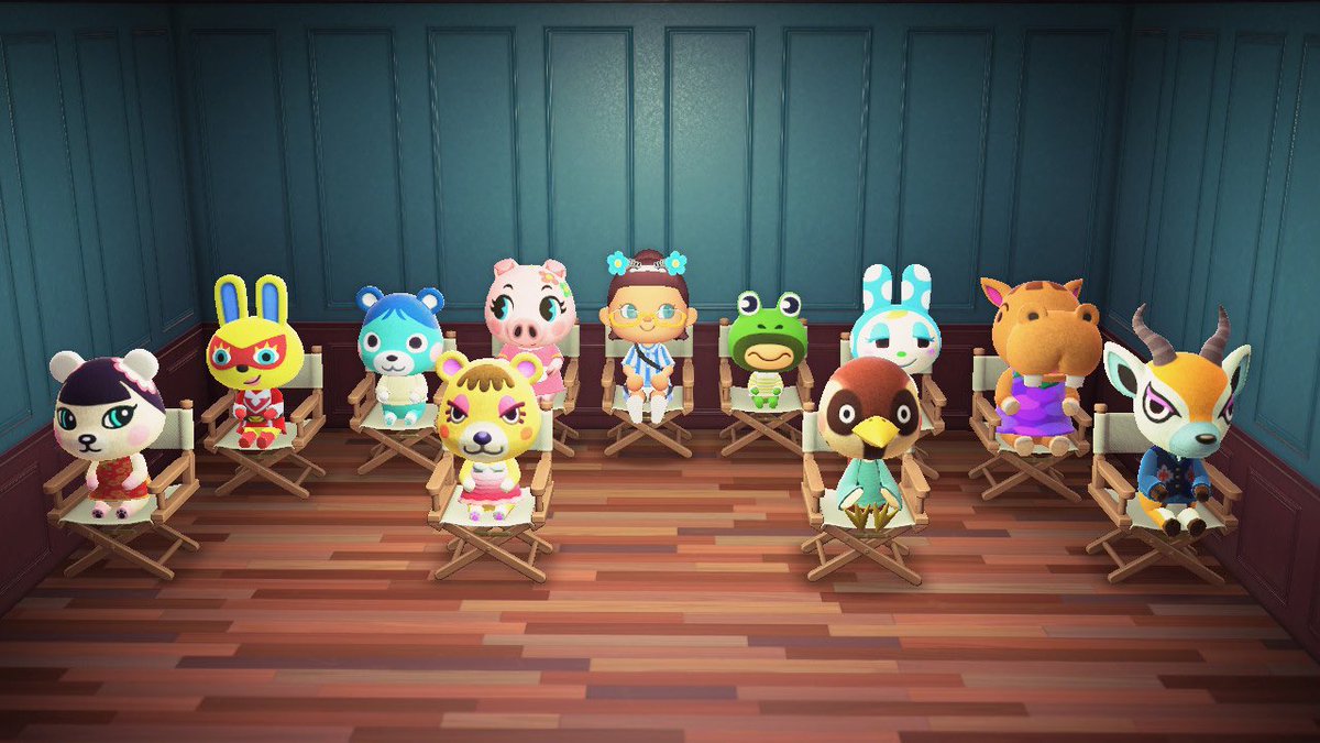 BichetteACNH's tweet photo. Hier, c’était photo de classe 🥰 parmi mes habitants, il y en as que vous avez? Que vous aimez? Que vous n’aimez pas? #acnh https://t.co/vFPoCDudqP
