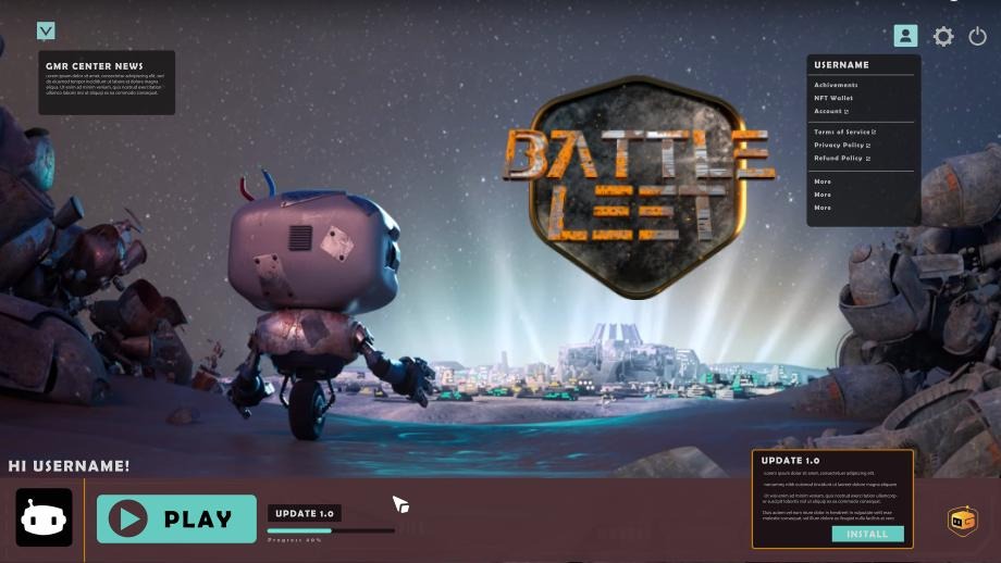 GMRCenter's tweet photo. ๐จ BATTLE LEET UPDATE: Game launcher UI locked in ๐
What is the first thing you'll do when the game launches?
#GMRCenter #BattleLeet #BestGameOnTheBlockchain https://t.co/v9SglbX9Ek