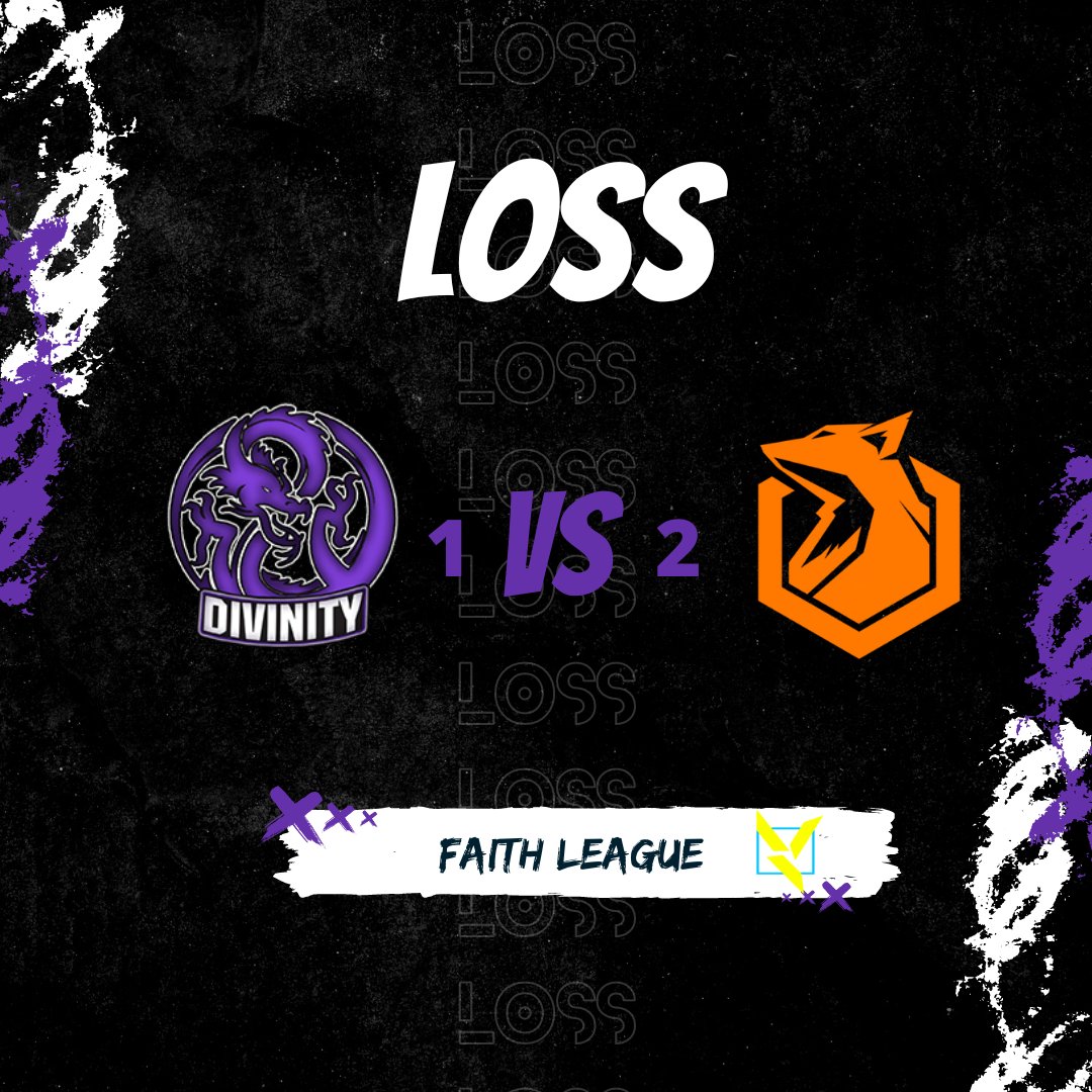 DIVINITY_vlr's tweet photo. No grand final for us in @vfaithleague. 

Ggwp @SectorOneEU https://t.co/FWs9o0UmWC