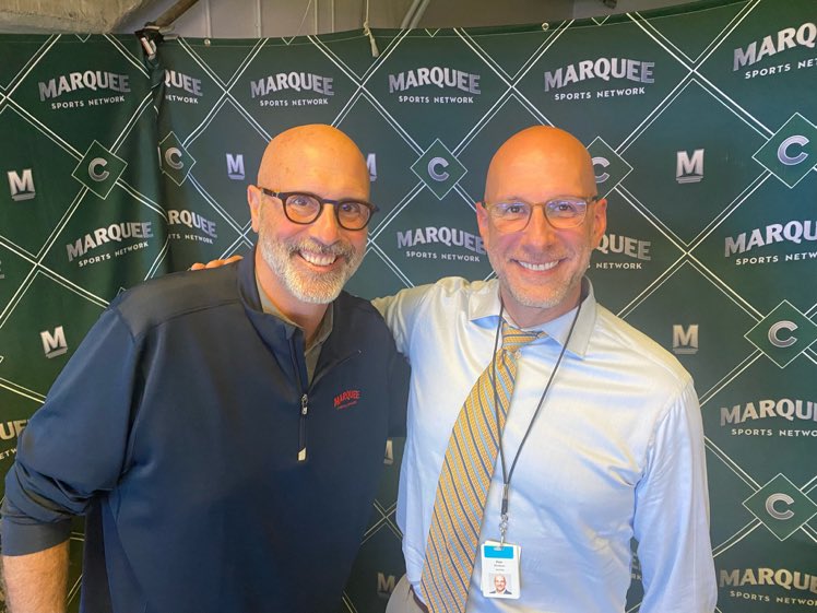 With the Cubs in Toronto an opportunity to take a photo with the great @DShulman_ESPN People say we look alike but I don’t see it