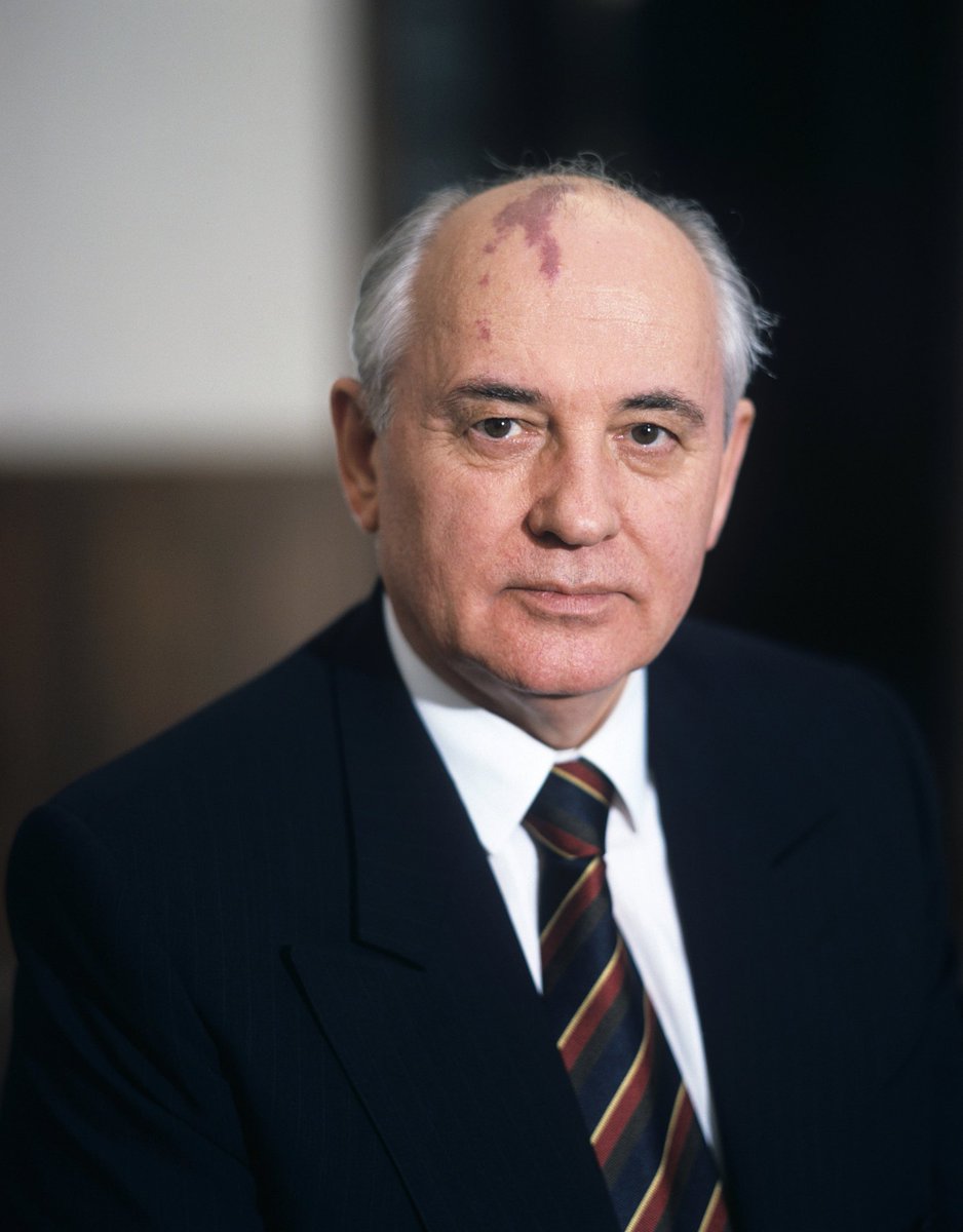 franakviacorka's tweet photo. The last leader of the USSR, Mikhail Gorbachev, has died. https://t.co/aX2SBqfqS0
