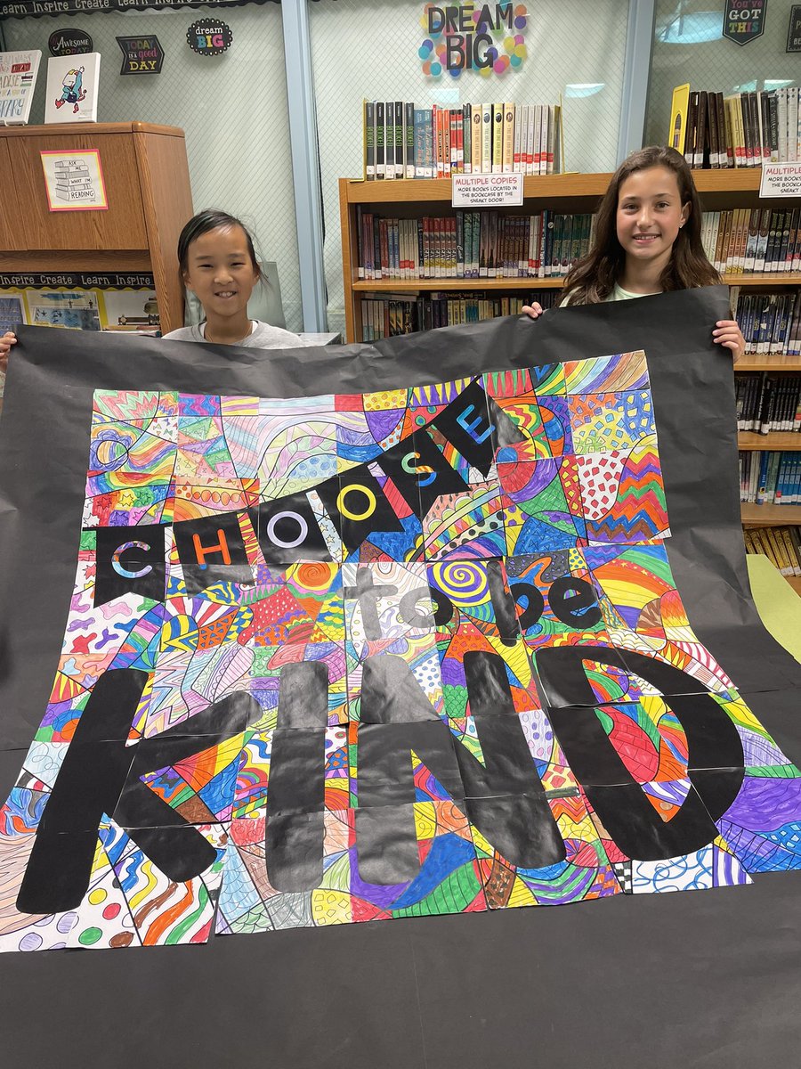 Wescott School LMC (@wescottlmc) on Twitter photo 5th-grade students in <a href="/wescott5B/">Tracy Bahn</a> & <a href="/Wescott5N/">Mrs. Nadel's Class!</a> made a collaborative mural in the library for our #KindnessBeginsWithMe theme! #d30learns 5th-grade students in <a href="/wescott5B/">Tracy Bahn</a> & <a href="/Wescott5N/">Mrs. Nadel's Class!</a> made a collaborative mural in the library for our #KindnessBeginsWithMe theme! #d30learns