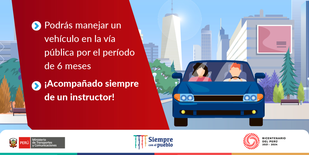 MTC_GobPeru's tweet photo. ¡Empieza a manejar con seguridad por las vías públicas!
📍 Para mayor información: https://t.co/qNSINDJXQd
.
.
#LicenciaDeConducir #MTCPerú
#ConductorPrincipiante #Perú https://t.co/tdpvKH5t7S