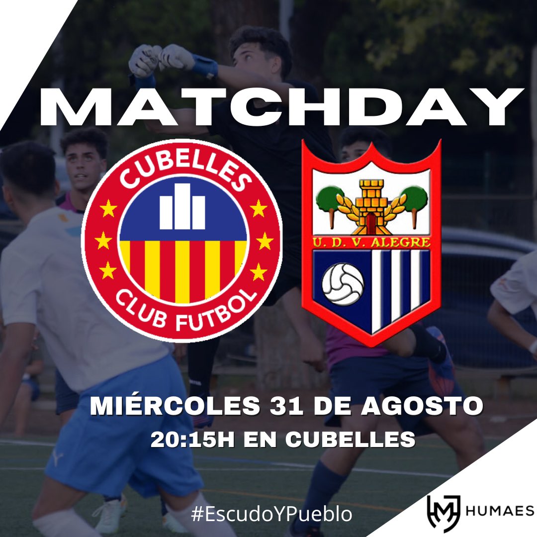 UDVistaAlegre's tweet photo. Mañana miércoles 31 de agosto el #PrimerEquipo disputará un amistoso contra el @CFCubelles de su misma categoría como visitante. https://t.co/is0DiMaZDJ