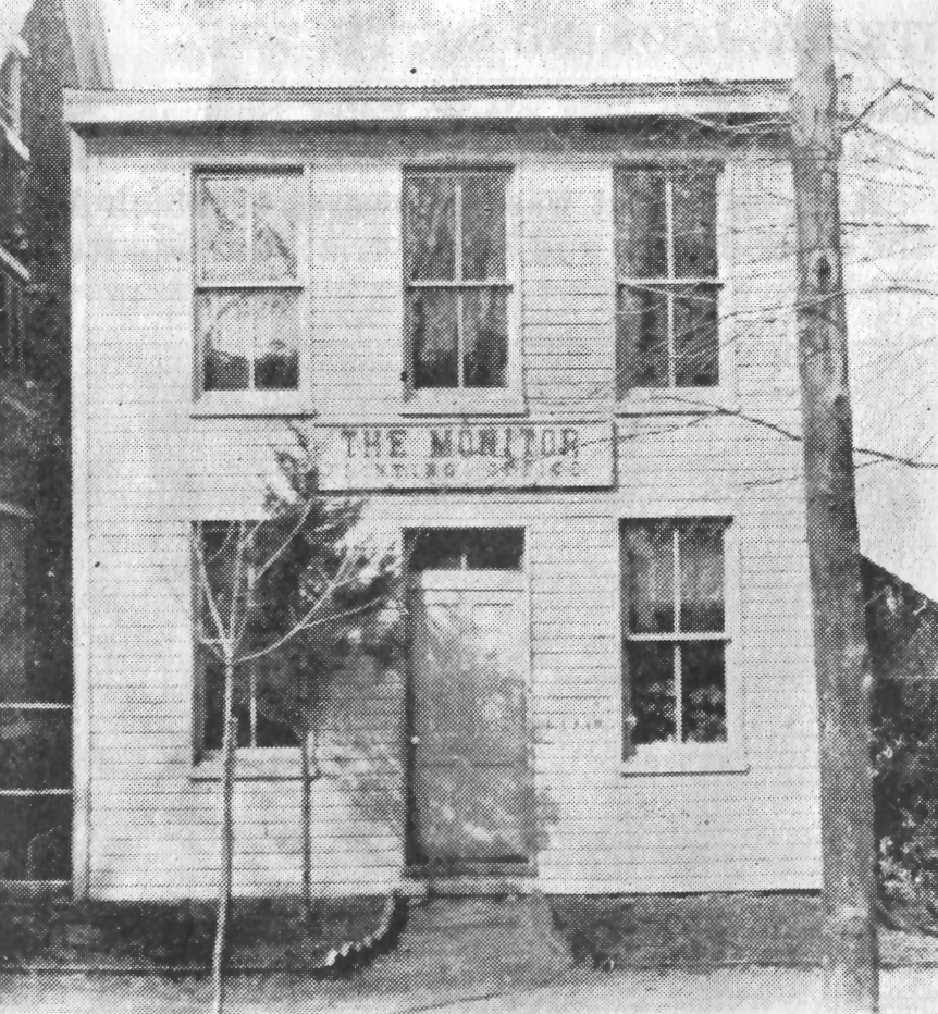 Vintage Classic Postcards on Twitter "officeofmyersvillemarylandtownnewspaperthemonitor