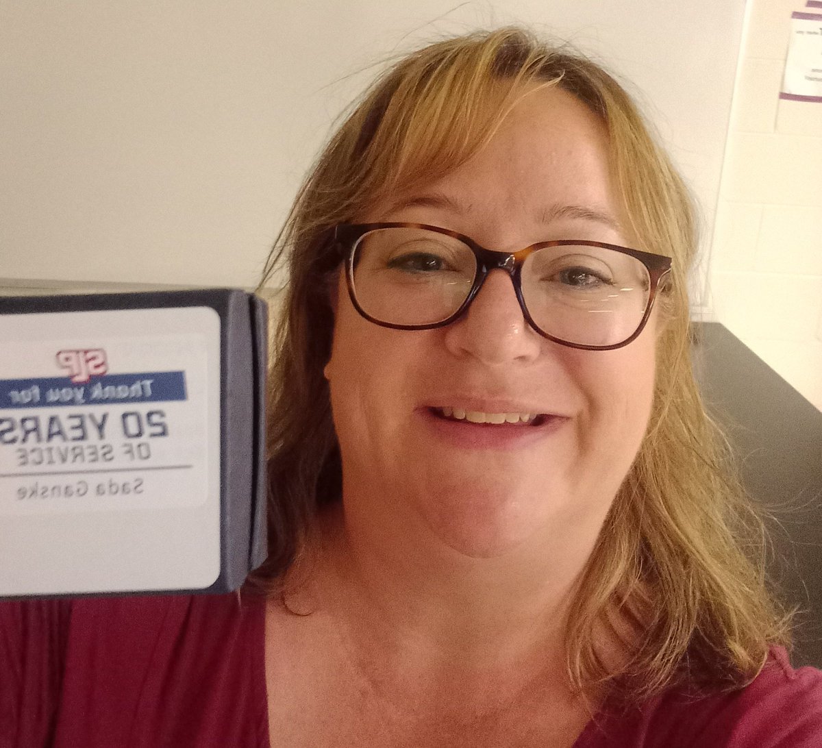 Celebrating my 20th year teaching at Spring Lake Park schools; was awarded a fancy pin for my service today. 
<a href="/SLP_Schools/">Spring Lake Park Schools</a>