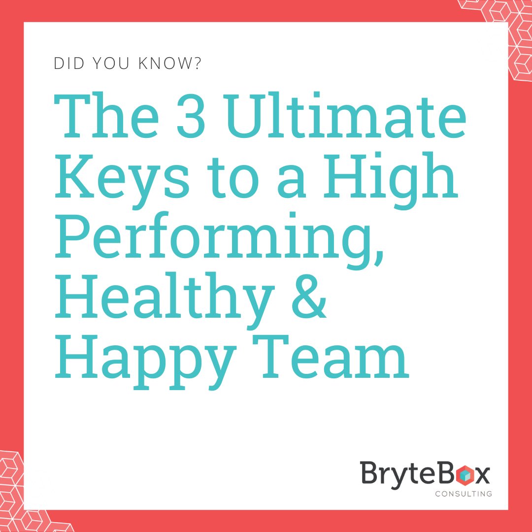 BryteBox's tweet image. What three ingredients are essential for high-performance teams? Read more on our post today over on IG! BryteBox (@brytebox) • Fotos y videos de Instagram