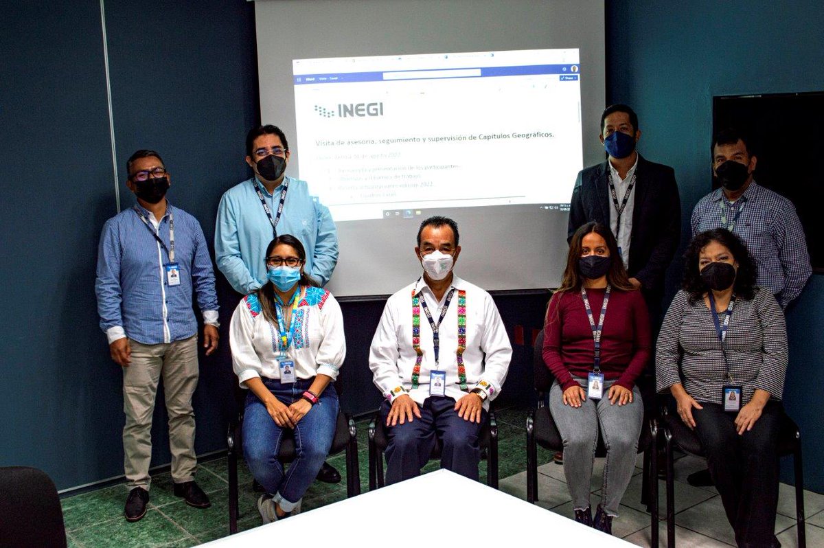 hjdsolis's tweet photo. Damos la bienvenida a personal de #INEGI Ags. a la Regional Sur, quienes supervisarán
las actividades del proyecto Capítulos Geográficos de los Edos. para #MéxicoenCifras
Continuamos con los programas institucionales, mientras nos preparamos para
iniciar el #CensoAgropecuario2022 https://t.co/EosxtMKDOI