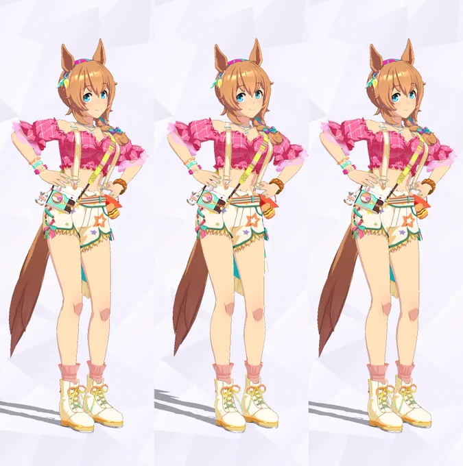 [Bubblegum☆Memories]のタイキシャトルちゃん#ウマ娘 #立体視  
