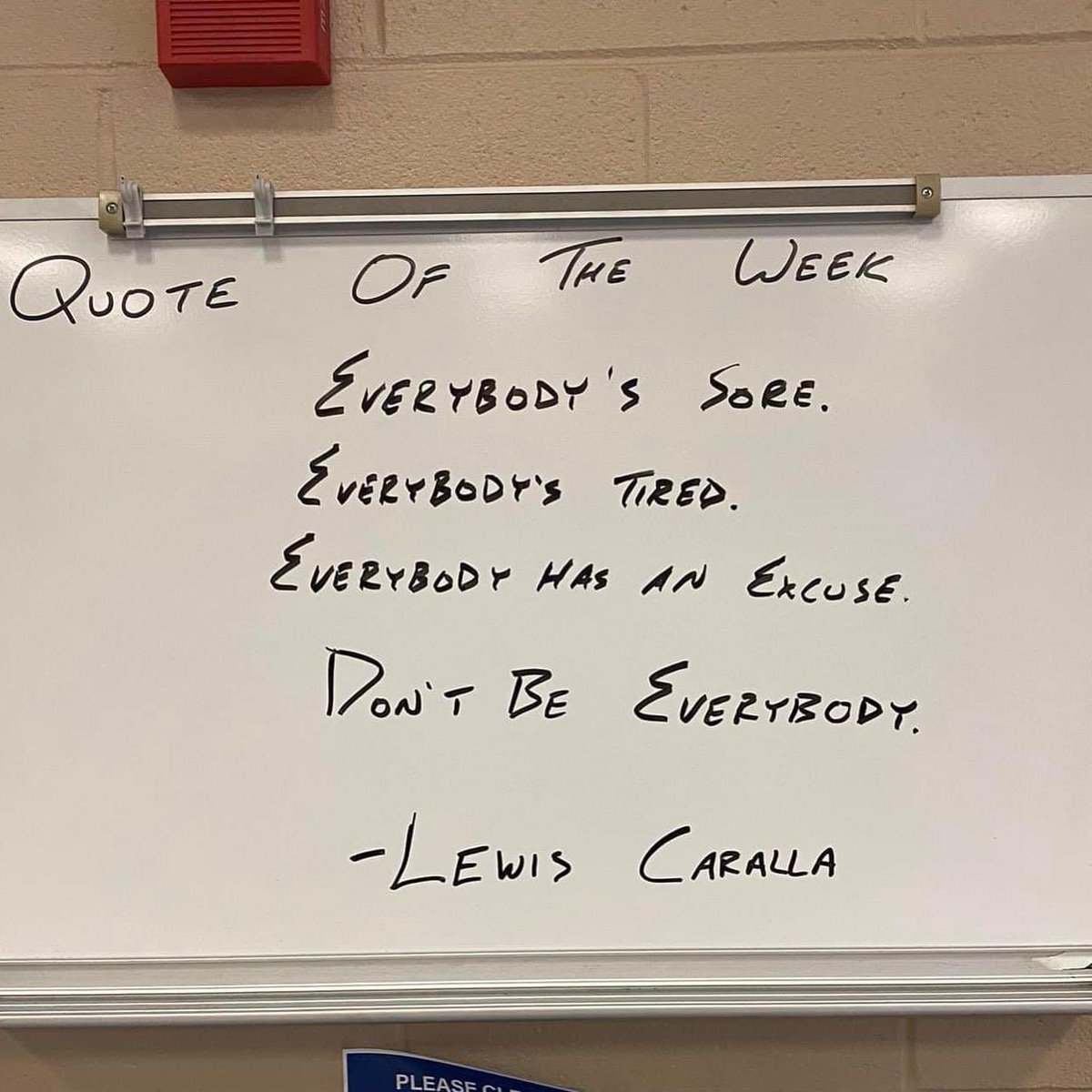 Be somebody.
Don’t be everybody.
Read it again…

#NoExcuses #BeALeader #StandOut