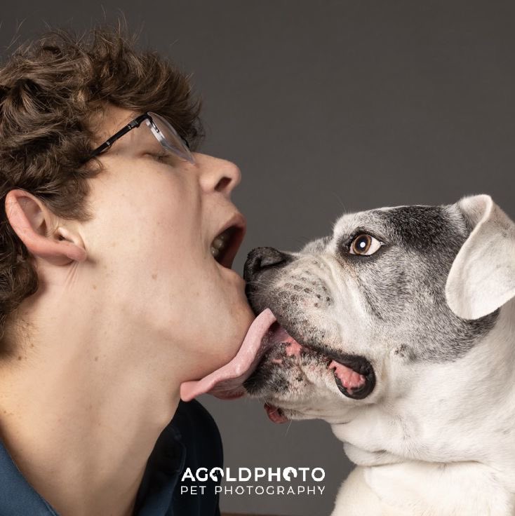 Who needs a napkin when you 
have a dog?