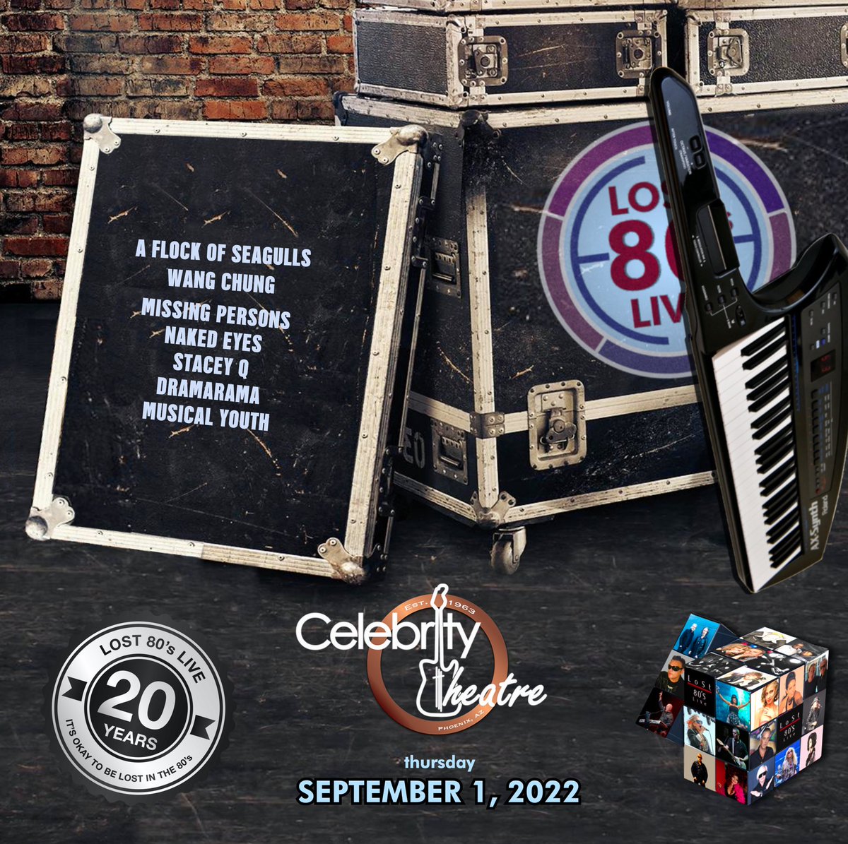 join us and <a href="/Lost80sLive/">Lost 80's Live</a>! in Phoenix Arizona at the legendary @celebtheatrephx Celebrity Theater,  Thursday, September 1, 2022 

for tickets 🎫
lost80slive.com/buy-now