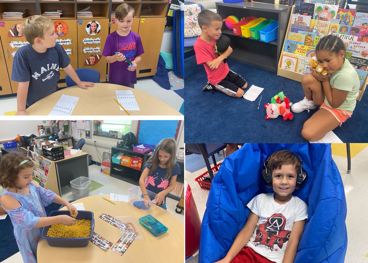 MissETechie's tweet photo. We learned about some tools in our #CalmDownCorner to help us feel calm and focused and in the #greenzone! #ZonesOfRegulation
 #selfregulation https://t.co/hwwverQp19