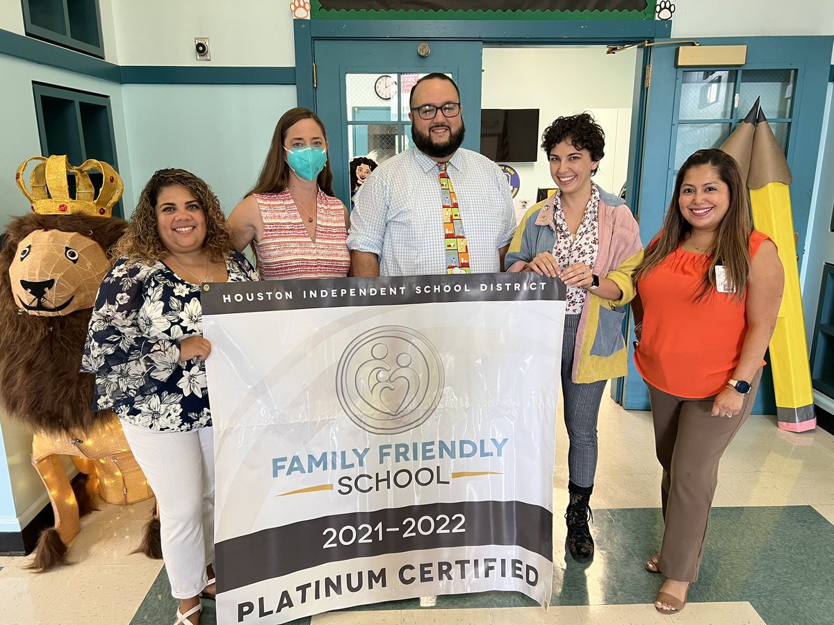loveelementary1's tweet photo. We are proud to to be @HISDFACE Platinum Certified! @PrincipalTellez @AmyPoerschke @HISD_ESO1 @ESO1_HISD @HoustonISD #lovelionpride #lovelevelup https://t.co/jAl1Lm3ZPi