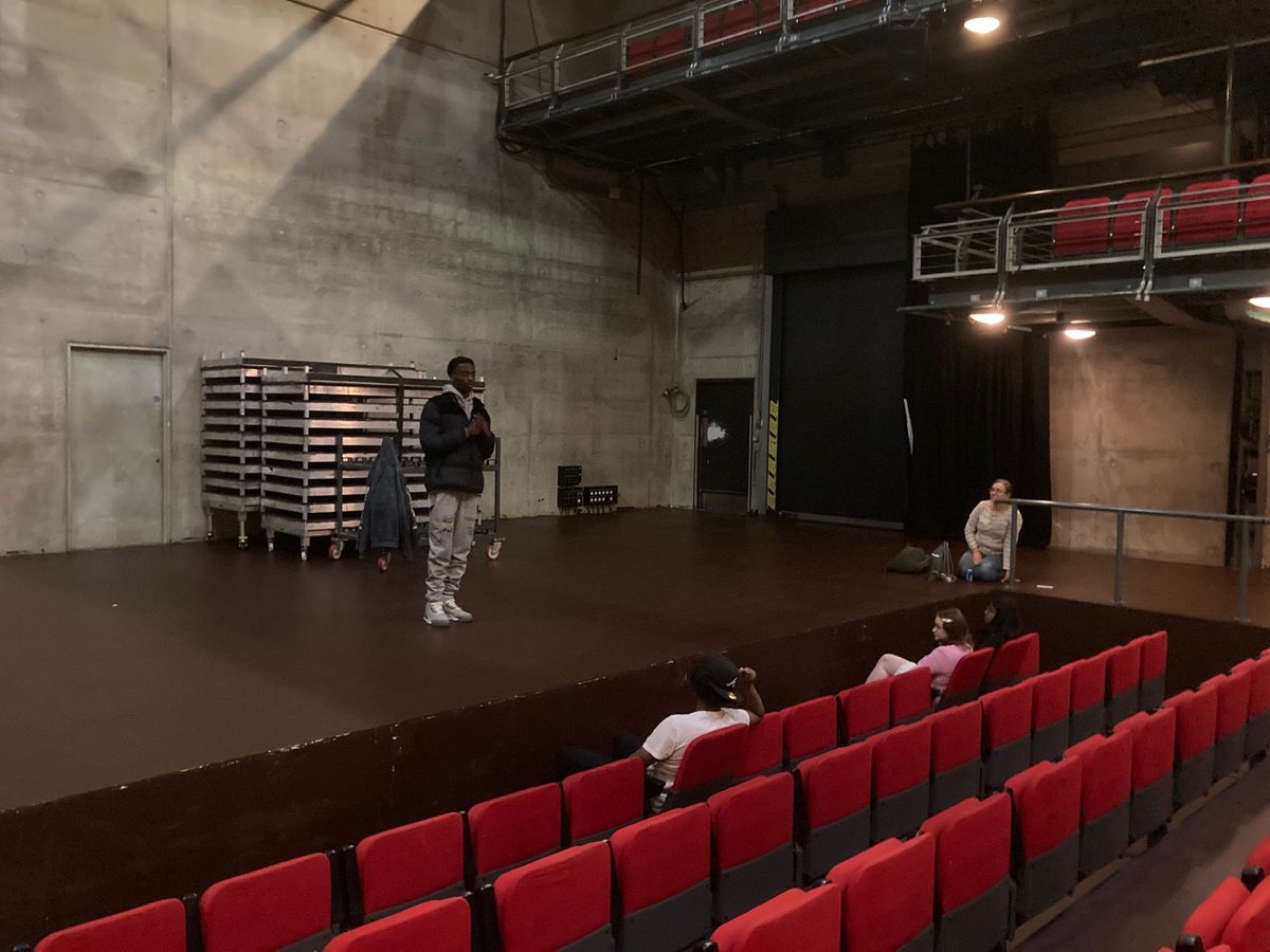 EmpoweringYV's tweet photo. Today we warmed up the Belgrade with a light touch rehearsal 🤯 We're getting excited to share our poetry with you on Thursday 🎤🥳 tix still available 👇👇 https://t.co/bvNuYAF9Fy #Coventry #poetry  #poetrycommunity https://t.co/heICTckMPF
