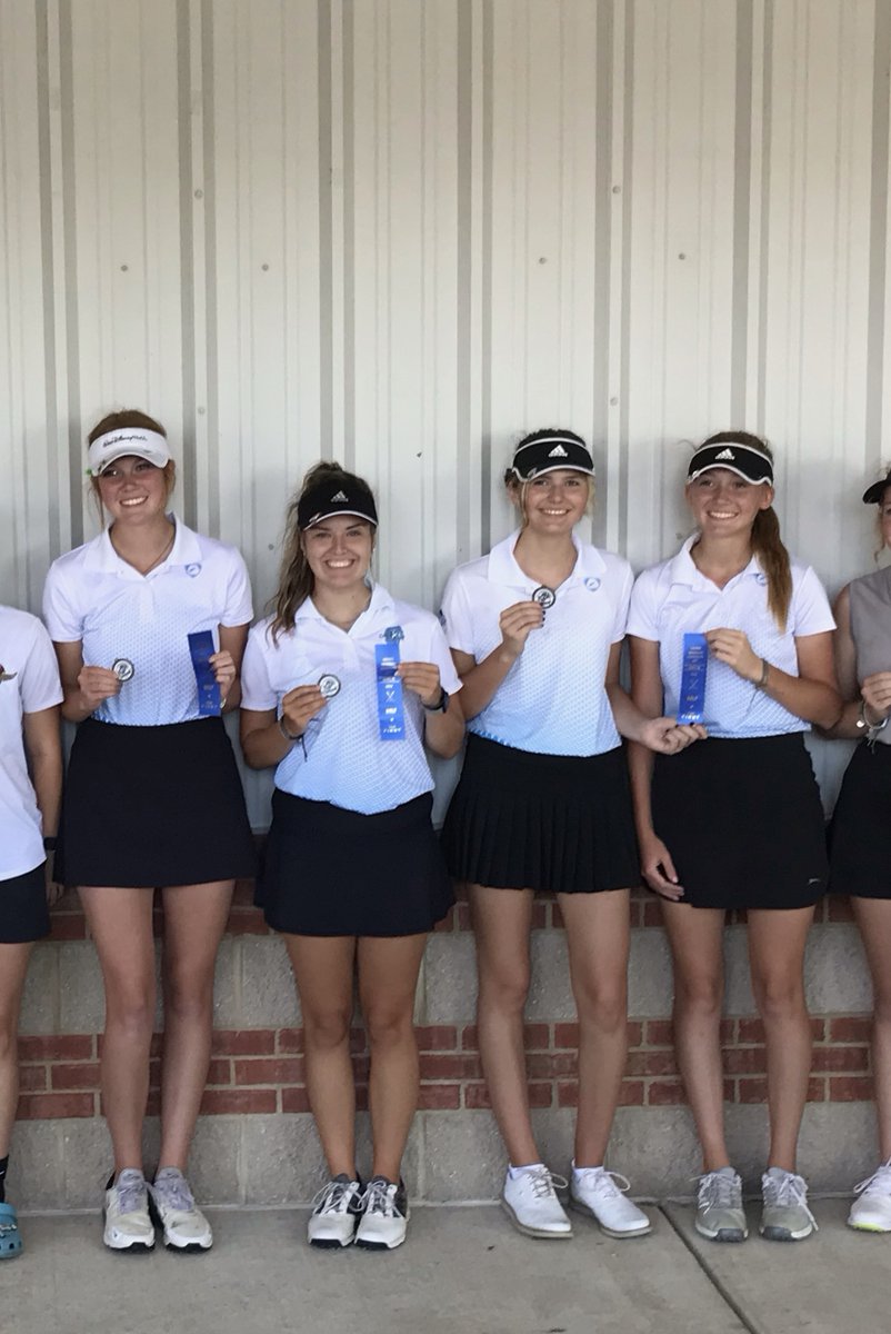 Cadethletics's tweet photo. Congrats to Brianna Andres (conference medalist), Nevaeh Hubner, Addison Stevens, and Jessica Andres for making the all conference golf team! https://t.co/6Zk61sazL8