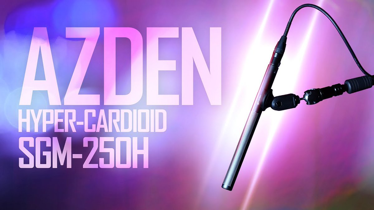 New @curtisjudd just dropped! And it features the new Azden SGM-250H hypercardioid shotgun mic. Hear it put to the test like only Curtis can. 📺youtu.be/80wqDd_AI0I