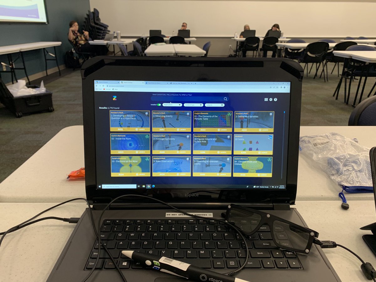 Enjoyed ⁦<a href="/zSpace/">zSpace</a>⁩ training ⁦<a href="/Region7ESC/">Region 7 ESC</a>⁩ with ⁦<a href="/WTravisclass/">Wendy Travis</a>⁩ EISD Students will 💜 this!!! Thanks ⁦⁦<a href="/K_Harris_CTE/">Kimberly Harris</a>⁩ ⁦<a href="/DebAtchison/">Deb ReymundoAtchison</a>⁩ 5⭐️training