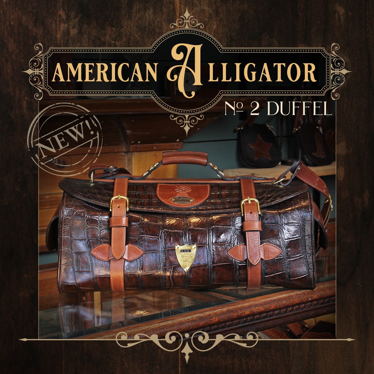 ColLittleton's tweet photo. NEW! The first of its kind . . . the No. 2 Duffel in American Alligator serial #001! NEW items also added to our American Alligator Collection. SHOP NOW: https://t.co/Xd2EAa9l8c
#LeatherDuffel #LeatherDuffle #Luxury #LuxuryTravel #LeatherTravelBag #Travel #TravelBag https://t.co/rW5euNoOa2