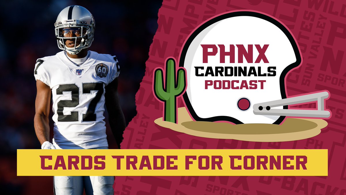 We got ourselves an Arizona Cardinals cornerback trade to breakdown! Join @JohnnyVenerable and myself on an emergency @PHNX_Cardinals at 2p! Plus the Cards initial 53-man roster is complete. 📺youtube.com/watch?v=Rl9mdW…