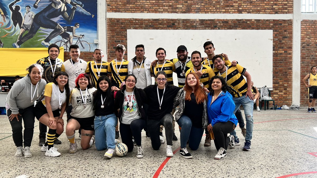 UPTCoficial's tweet photo. Felicitamos al equipo femenino y masculino de #Rugby de la #UPTC, quién lograron el tercer lugar en esta competencia. https://t.co/YxJSADj3dW