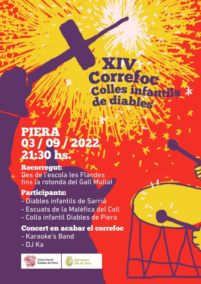 DiablesPieraInf's tweet photo. Ens veiem aquest dissabte pels carrers de #piera https://t.co/eJUqRb7ZuI