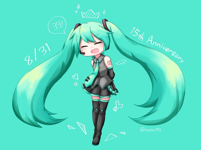 ミクさんおめでとう!!#初音ミク誕生祭2022 #初音ミク生誕祭2022 #初音ミク15th 