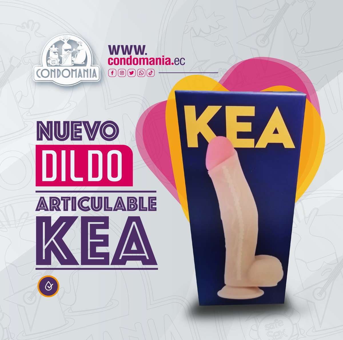 CondomaniaEC's tweet photo. 💥Está de vuelta el dildo articulable más realista S-HANDE KEA con textura y ventosa para una penetración totalmente real, puedes modificar su postura según lo desees.🍆💦🙈 https://t.co/kJAmV93WFZ