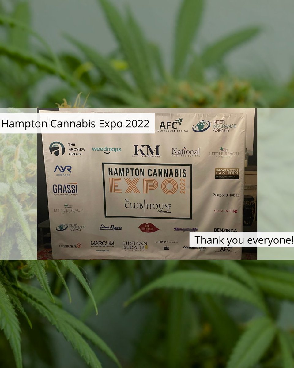 ConorGreenLLC's tweet photo. Thank you to everyone involved at the Hampton’s Cannabis Expo! It would not be possible without each and every one of you. https://t.co/IIzHkPwFG3