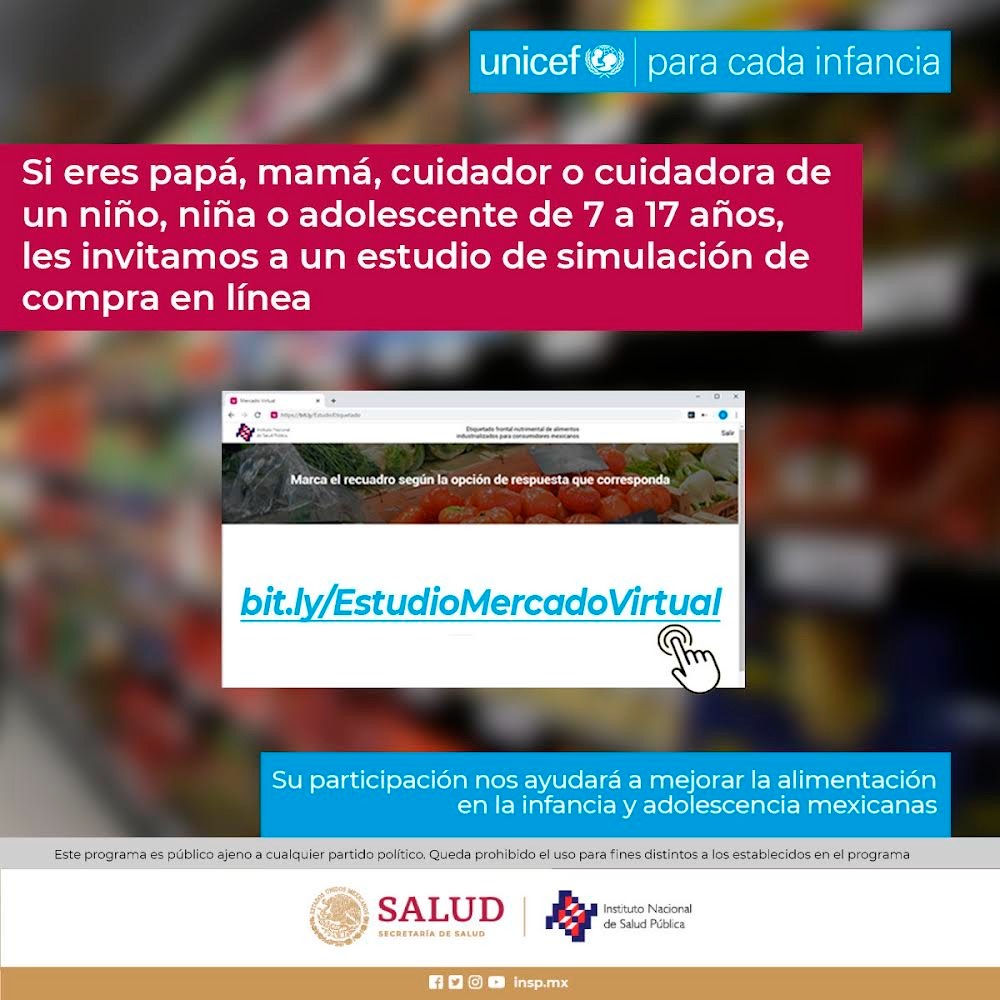 1CINyS's tweet photo. Si eres papá, mamá o cuidador de una niña, niño o adolescente, te invitamos a participar en un estudio de simulación de compra en línea.
😱 Podrás ganar una tableta electrónica
❤️ Puedes participar desde una computadora 🧑‍💻 en el siguiente link ➡️ https://t.co/QyZk7EfvVC https://t.co/PAct8QRkln