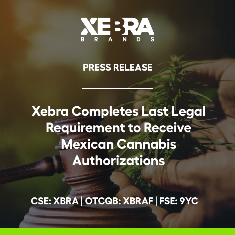 XebraBrands's tweet photo. Mexican Federal Circuit Court enforces the Supreme Court injunction obtained by $XBRA and directs the COFEPRIS health authority to grant all cannabis authorizations.

Learn more from the full release: