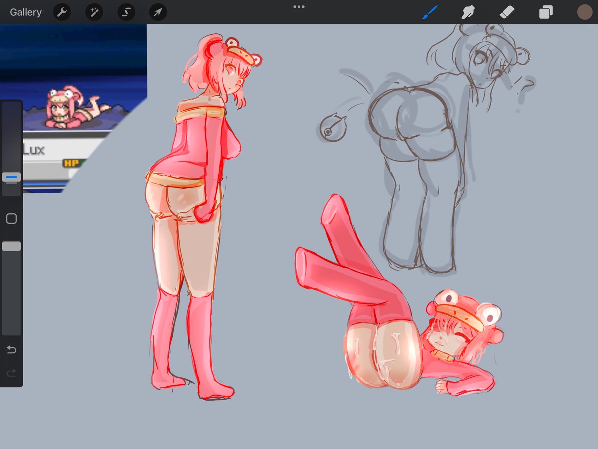 MoodieAD's tweet photo. Been fucking around with Moemon and wanted to practice drawing some Ass Lol Let me Know what you think and if you can think of any poses drop them in the comments! #Pokemon #Moemon #Ass #Nsfw #Adult #Butt https://t.co/1HF8MMRWcg