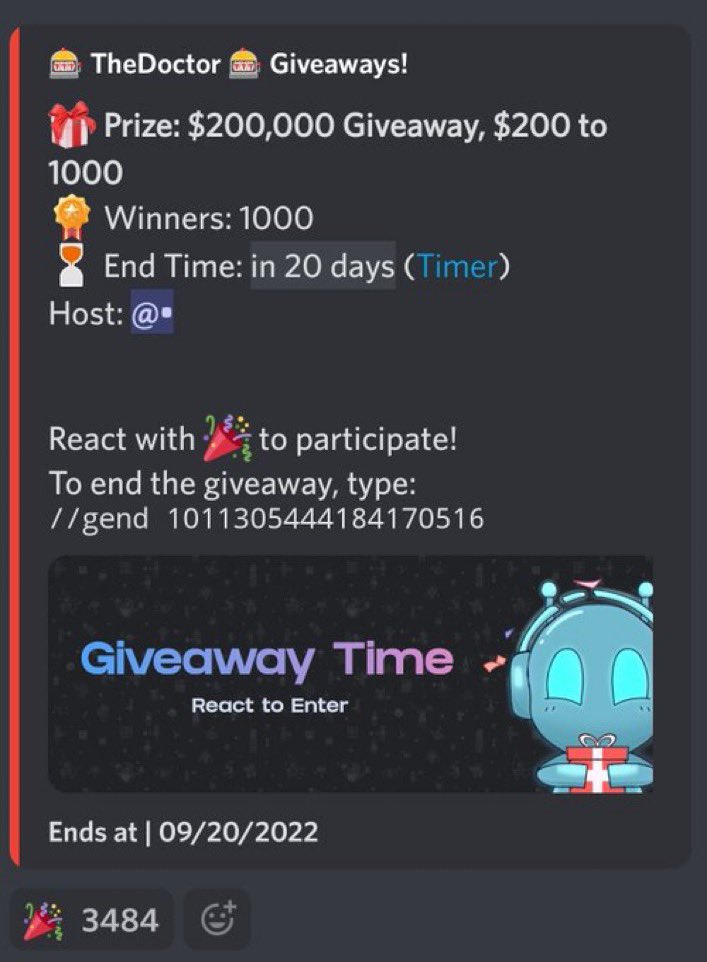 $1500 IN 7 DAYS - RT & Join Discord: discord.gg/thedoctor + Get Super Confirmed - React with 🎉 in #🍌│𝗟𝗜𝗩𝗘-𝗥𝗔𝗙𝗙𝗟𝗘𝗦 channel in their Discord (Post Proof)