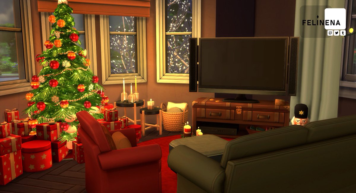 CGGirl_tweets's tweet photo. No stream today but here’s a peak of the results of last weeks Christmas stream! 🎄I don’t care what you say, it’s never too early! 😋 #thesims4 #TS4 #thesims #showusyourbuilds https://t.co/JLvSpAMhoj