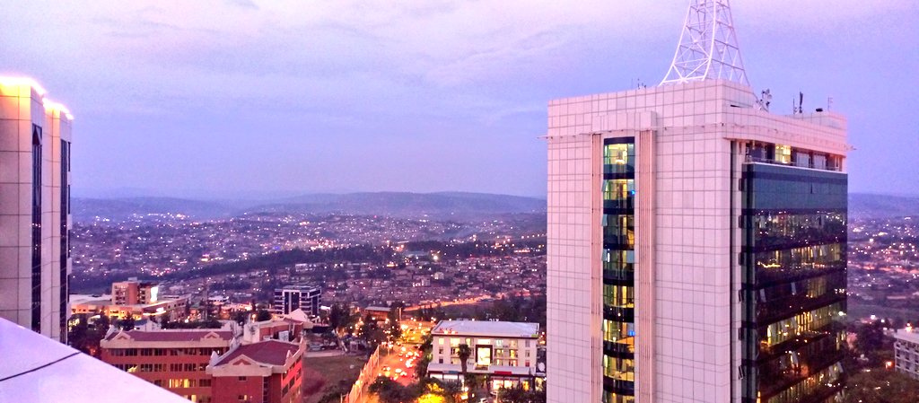 JanvierPopote's tweet photo. Evening view of Kigali from Kwa Makuza rooftop. 

Retweet if you are proud of living in the beautiful Kigali. https://t.co/vzeyiYyiKf