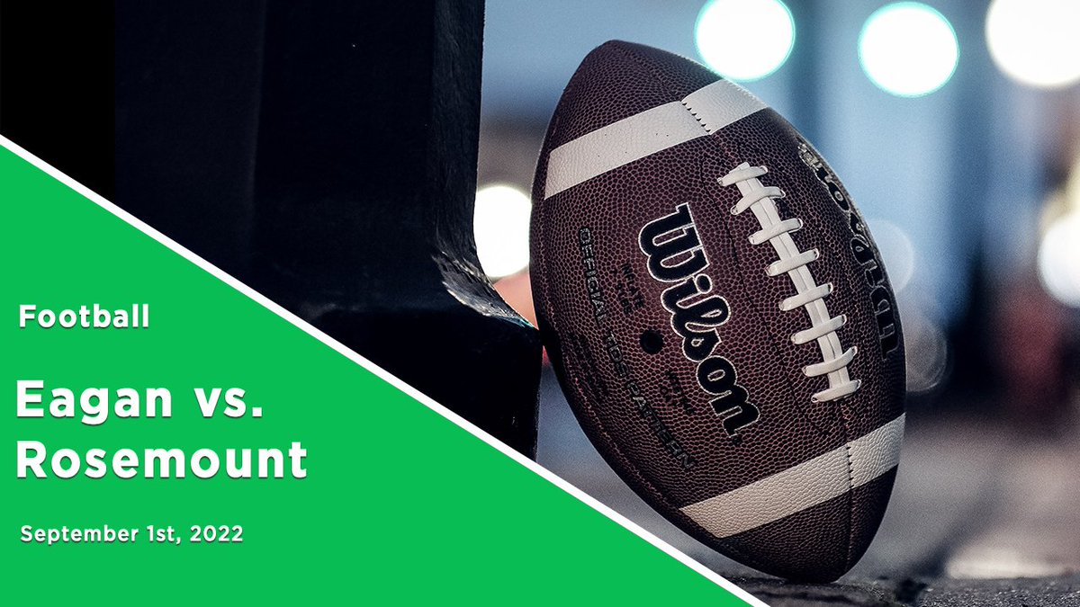 mikecook49's tweet photo. The 2022 @Eagan_Football season begins Thursday at 7 p.m. vs. @RosemountMNFB at Wildcat Stadium! 

Watch live (and free) on @EaganTV. 
📺 = Comcast Ch. 859 (HD), Ch. 20 (SD), Roku
🖥️ = https://t.co/BvK2yaMjlM

@Eagan_Athletics @CityofEagan @EaganHighSchool @EHSLadderCrew https://t.co/nFDZoUwKJg