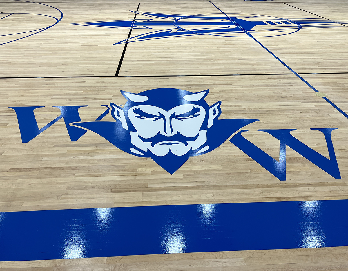 wwschools's tweet photo. @wwschools continues to make preventative maintenance a priority with the resurfacing of several gym floors over the summer. Big Blue Boosters' generous donation helped fund the painted graphics of the 32-year-old Wa-Hi gym floor.  https://t.co/bWbCzUeJuo #bigblueboosters https://t.co/xyA232A6VZ