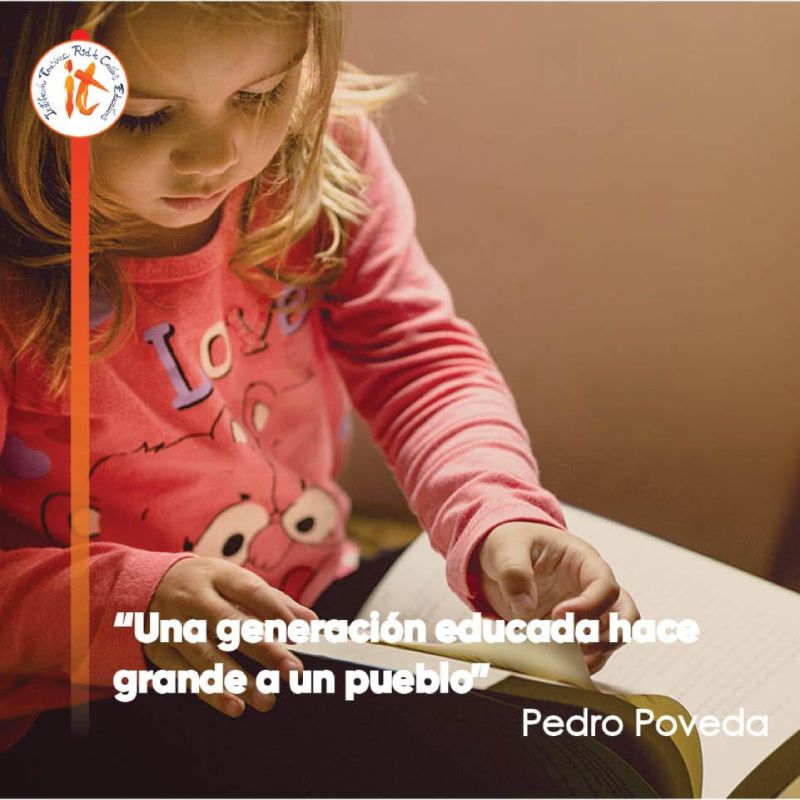 feangelesgalino's tweet photo. “Una generación educada hace grande a un pueblo”. Pedro Poveda
#Conecta2ContiGO #RedCentrosIT #colegio #educación https://t.co/u4cVcUQTs6