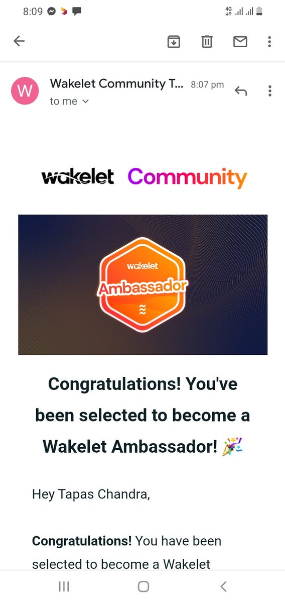 TapasChandraSu2's tweet photo. I am very proud and happy that you have nominated me as Walklet Ambassador. Thank you. May I contribute to the fourth industrial revolution by using Walklet with myself and my students and colleagues.
#wakeletwave
#wakel
#WakeletCertified https://t.co/ADPM07yn9t